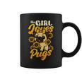 ガールズパグ犬愛好家 This Girl Loves Pugs コーヒーマグ
