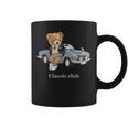 クラシックカーがかわいいテディベア。 コーヒーマグ