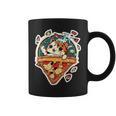 クレイジー ペパロニ ピザ キャット カルツォーネ トラ猫 ファーストフードの子猫 コーヒーマグ
