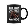 コモドドラゴンを愛するただの少年 男の子 キッズ コーヒーマグ