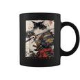 サムライ 猫戦士 浮世 墨絵 猫 サムライ コーヒーマグ