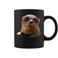 サングラスをかけたアザラシ かわいいアザラシ コーヒーマグ