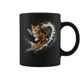 サーファー猫 サーフィン コーヒーマグ
