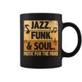 ジャズファンクソウルミュージックフォーザマインドジャズラバーファンクファナティック コーヒーマグ