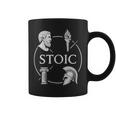 ストイックな美徳 – 知恵の勇気 正義 自己習得のシンボル コーヒーマグ