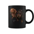 ダックスフントシャツ Weiner Dog Mom Dad Love Doxie Puppy キュート コーヒーマグ