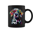 ダルメシアンとサングラスの犬 ダルメシアンが大好きです コーヒーマグ