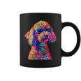 トイプードル愛好家デザイン ポップアート 面白いトイプードル 犬 コーヒーマグ