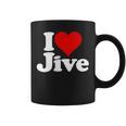 ハートジャイブジャズダンスミュージックが大好き コーヒーマグ