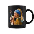 バイオリン 楽器 面白いtシャツ フェルメール かわいい メンズ 子供 おもしろ 服 グッズ ネタ 音楽 コーヒーマグ