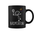 バドミントンプレーヤー バドミントンラケット シャトルコック バーディースポーツ コーヒーマグ