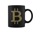 ビットコインシンボル ポケットデザイン ミニマリスト コーヒーマグ