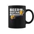 ビール ギター リピート ギター ベース ロックンロール ギタリスト向け コーヒーマグ