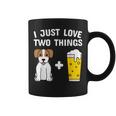 ビールジャック・ラッセル・テリア犬 コーヒーマグ