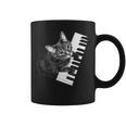ピアノ 猫 コーヒーマグ