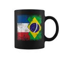 フランス ブラジルの旗 コーヒーマグ