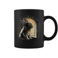 フレンチブルドッグ 夜のかわいいフレンチドッグ コーヒーマグ