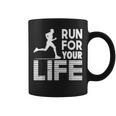マラソンランナー Run For Your Life ランニング コーヒーマグ