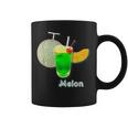 メロン 3 Melon メロンソーダ クリームソーダ カット 『デリシャス フルーツ』果物 リアル 面白い イラスト コーヒーマグ