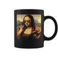 モナリザ・サングラスとセルフィー コーヒーマグ