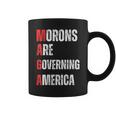 モロンはアメリカを支配している政治的ユーモアの自由のスピーチ コーヒーマグ