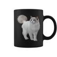 ラグドール 猫のポートレート ラグドール キャットヘッド ラグドール 猫の顔 コーヒーマグ