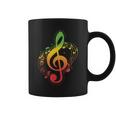 ラスタカラー音符、ジャマイカ風音楽、レゲエ コーヒーマグ