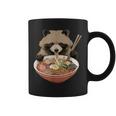 ラーメンたぬき タヌキ おもしろ ユニーク 動物 アニマル 狸 漢字 麺 グラフィック イラスト アニメ コーヒーマグ