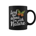 リーフ・ミー・アローン・ネイチャー・デザイン コーヒーマグ