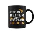レオパード・ゲッコー愛好家 レオパード・ゲッコーと一緒なら人生はもっと楽しくなる コーヒーマグ