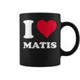 レッドハート I Love Matis コーヒーマグ