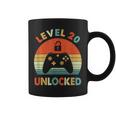 レベル 20 アンロック レトロ ヴィンテージ 面白い 20歳の誕生日 ゲーマー コーヒーマグ