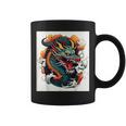 ヴィンテージ タトゥー アート ドラゴン コーヒーマグ
