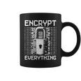 倫理的ハッキング アナリスト 倫理的サイバーセキュリティ Encrypt Everything コーヒーマグ