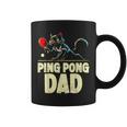 卓球 黒猫パパピンポン 黒猫ピンポン コーヒーマグ