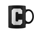 大文字 C アルファベット モノグラム イニシャル コーヒーマグ