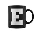 大文字 E アルファベット モノグラム イニシャル コーヒーマグ