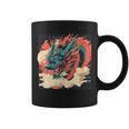 大胆でクールな外観の素晴らしい日本のドラゴン。 コーヒーマグ