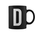 文字d アルファベットモノグラム イニシャル。 コーヒーマグ
