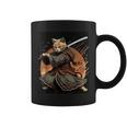 日本アート 猫 忍者 浮世絵 アニメ風 サムライキャット コーヒーマグ