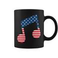 星条旗 アメリカ国旗 音符 コーヒーマグ
