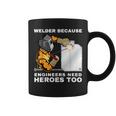 溶接工エンジニアにはヒーローが必要だから 面白すぎる溶接 コーヒーマグ