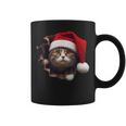猫 クリスマス クリスマスパーティー コーヒーマグ