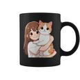 猫と少女 Cat And Girl コーヒーマグ