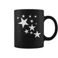 白い星 星柄 デザイン コスチューム ギフト 男性 女性 子供 コーヒーマグ