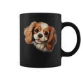 素敵で面白い覗き見犬 キャバリアキングチャールズスパニエル コーヒーマグ