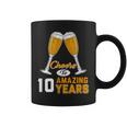 結婚10周年記念ギフト Cheers Amazing Years Married コーヒーマグ