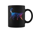美的シルエット 星 宇宙 銀河 猫 コーヒーマグ