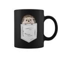 胸ポケットに入ったハリネズミ 衣類 ハリネズミ ギフト コーヒーマグ
