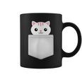 胸ポケットの猫 コーヒーマグ